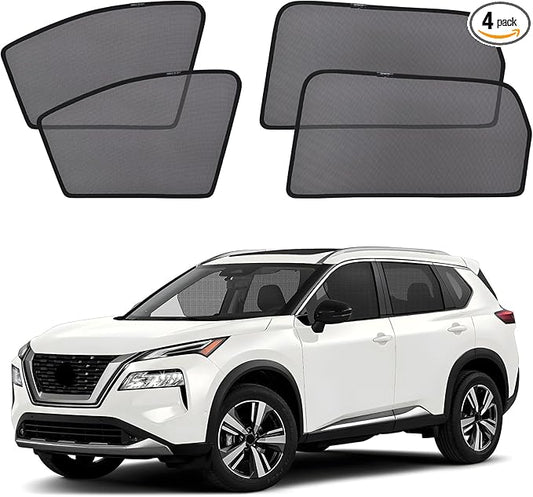 XCBYT Rogue Window Shades for 2021-2023, 4PCS Side Window Sun Shades with Breathable Mesh, Magnetic Car Window Covers for Baby & Privacy, UV Protection & Heat Insulation