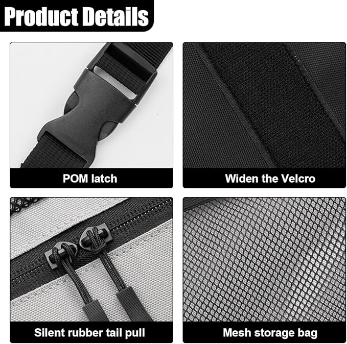 Car Trunk Organizer, Space Saving Hanging Automotive Back Seat Organizer Storage Bag with 10 Pocekts, Foldable Vehicle Interior Cargo Organizer Accessories for Car, SUV, Truck, MPV (Black)