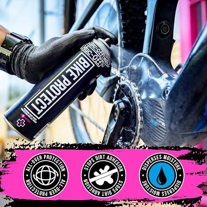 Muc-Off Bike Protect 500/1000 ml | Premium Post-Wash Bike Protection Spray & Corrosion Inhibitor | Sparkling, Non-Sticky Protective Layer | Safe on Carbon Fibre & Metals