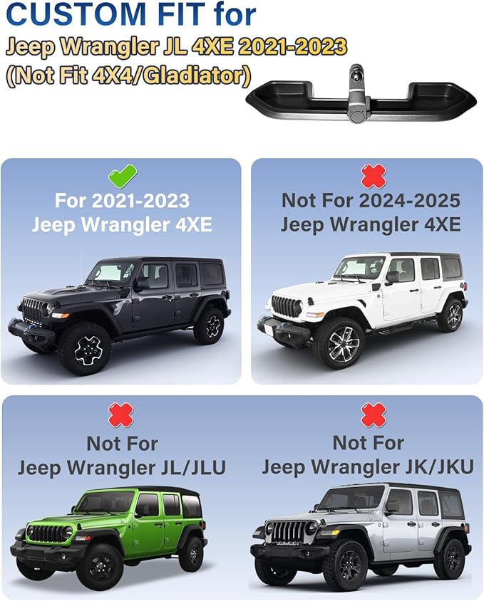 SKYLOTEC Phone Holder for Jeep Wrangler JL 4XE 2021 2022 2023 Accessories Automobile Cradles Phone Mount, Dashboard Mount Dash Tray Not Block Air Vent(Not Fit 4X4/Gladiator)