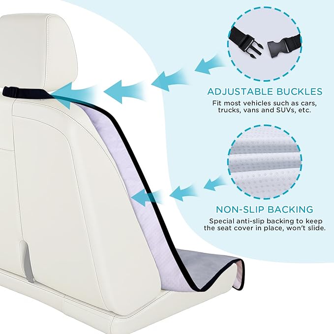 Back Seat Cover Waterpoof Rear Bench Towel Seat Cover for Gym Swimming Surfing Running, Non-Slip Rear Seat Protector Ufor Universal Anti-Slip Car Truck SUV Seat (Bench Gray)