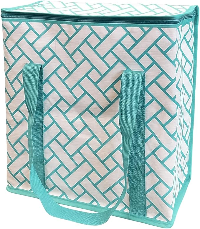 DURASACK Medium Insulated Food Delivery Bag – 13"x7"x13" Reusable Thermal Tote for Hot & Cold Meals – Portable, Foldable Meal Carrier for Takeout, Grocery, and Personal Use