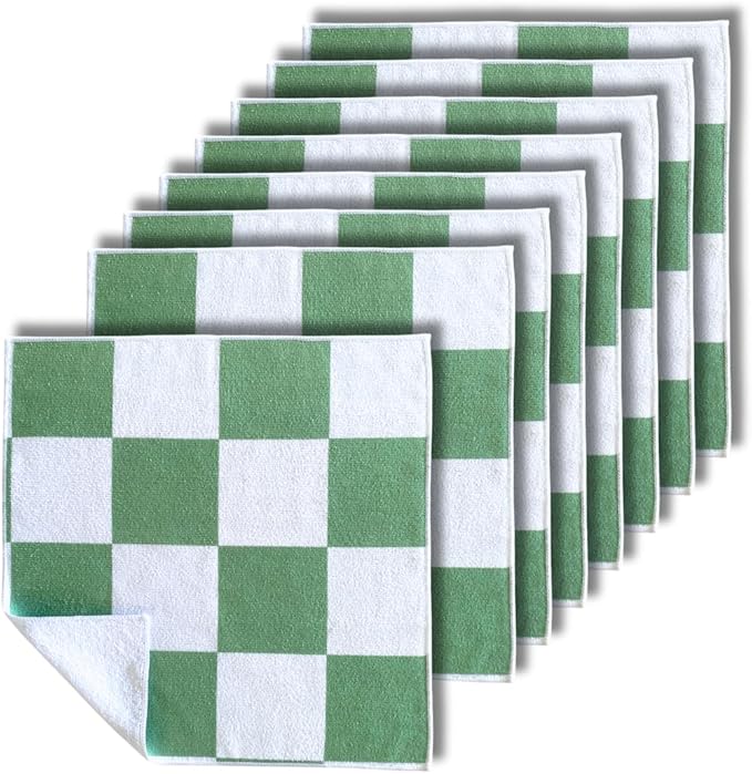 Microfiber Cleaning Cloths 13x13 – Lint-Free, Streak-Free Reusable Towels for Kitchen, Glass, Bathroom & Car | Cloak & Sage