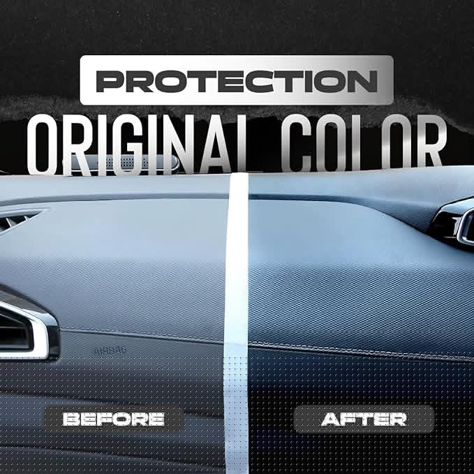 GX-3 Plastic Restorer – Black Plastic Restorer for Cars & Automotive Trim Restorer – Interior Car Cleaner & Exterior Faded Plastic, Vinyl & Rubber Renewer with Aloe Vera 6PK (8 fl oz)