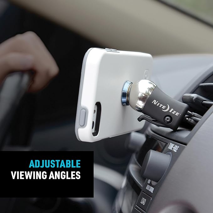 Nite Ize Steelie Original Vent Kit - Magnetic Phone Mount for Car Vents - Car Phone Holder Mount - Car Dashboard and Cell Phone Accessories - Phone Mount with Neodymium Magnets