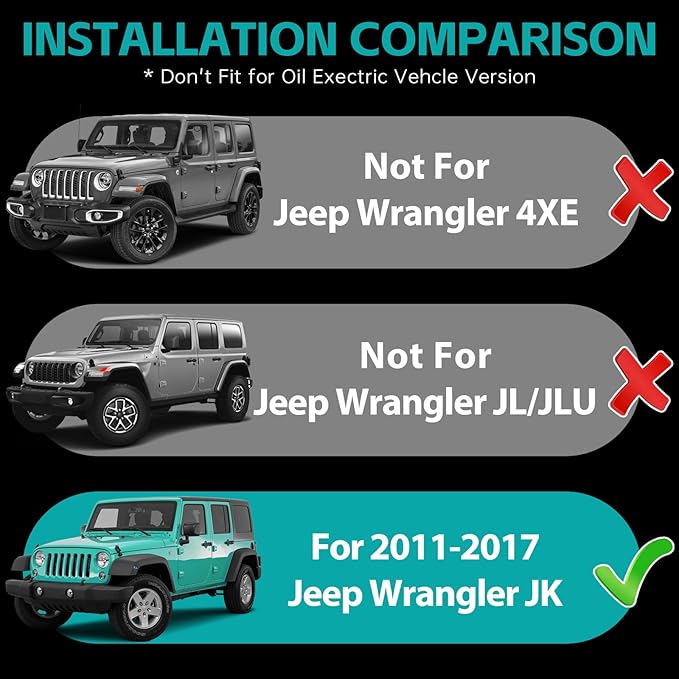 Magnetic Dash Phone Mount for 2011-2017 Jeep Wrangler JK JKU Accessories, Multi-Mount Phone Holder with Extension Arm Metal Rod, Dashboard Storage Tray with Extra Clip Bracket (Not for JL JLU)
