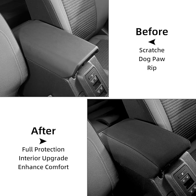 JeCar Center Console Pad Neoprene Armrest Cushion Cover Interior Accessories for Ford Bronco 2021-2022