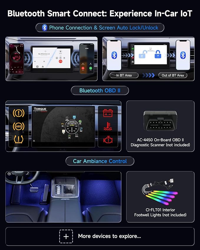 Magic Box - AI Box CarPlay Android Auto Wireless 2GB+16GB, Support YouTube, Netflix, Prime Video, Disney+, Spotify w/HDMI Output, Dual Wi-Fi & BT (5.4 & 4.2), USB Playback, AI-Powered, OTA