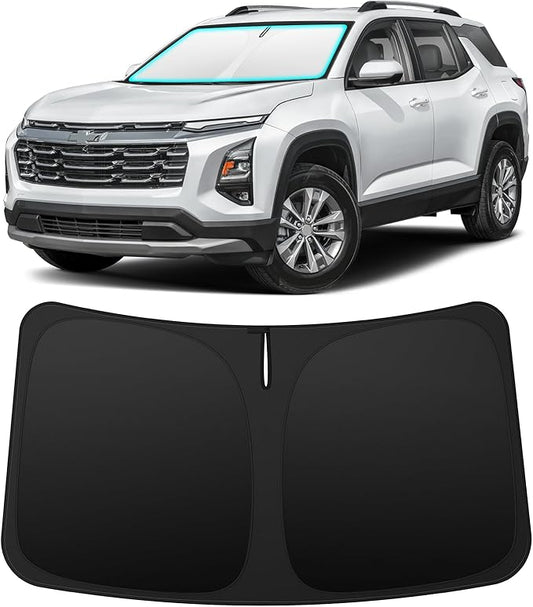 INSAUTO Custom Fit Windshield Sun Shade Accessories for Chevrolet/Chevy Equinox 2018-2024 (EV Not Fit), Foldable Front Window Sunshade, UV & Heat Reflector, Keeps Interior Cool, Includes Storage Bag