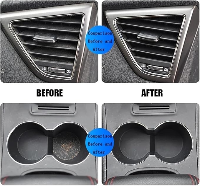 Car Wash Interior Cleaning Gel Slime - Magic Remover for Vents & Machines - Effective Dirt Cleaner & Detailing Tool