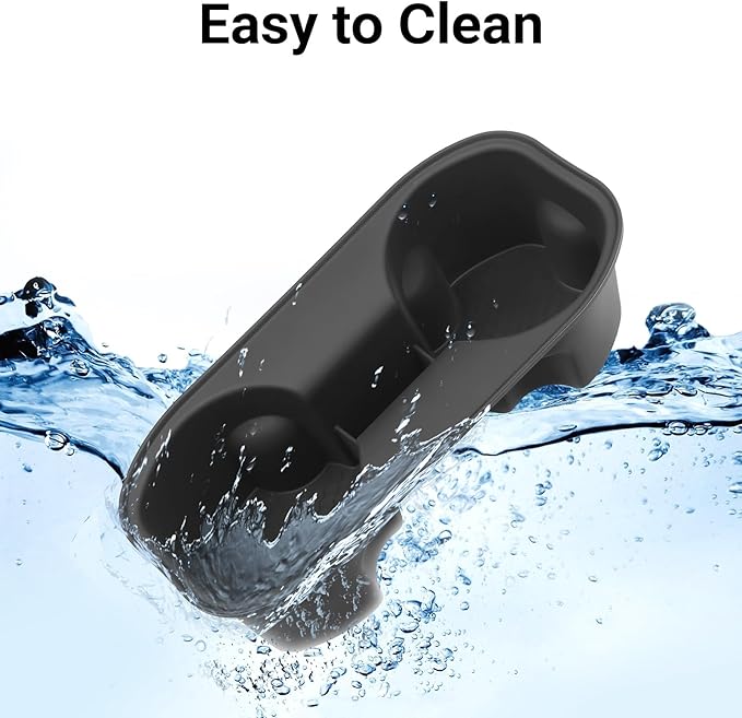 Hellet Car Cup Holder Compatible with Honda 2019-2022 HRV HR-V Accessories Silicone Material OEM Style Inserts Center Console Organizer (Not Fit 2016-2018 Models)