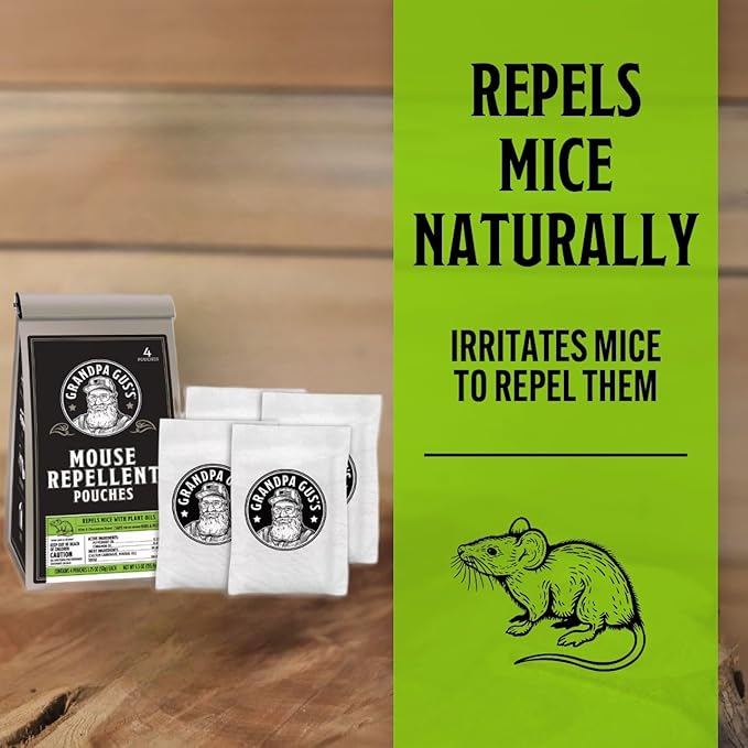 Grandpa Gus's Mouse Repellent Pouches (4 Count)