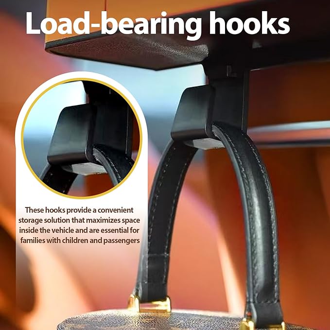 ZenChef Three-in-one Car Organizers and Storage, 2025 New Multi-function Car Tissue Holder, Multi-function Backseat Car Organizer with Cup Holder, Tissue Box, Hook(black)