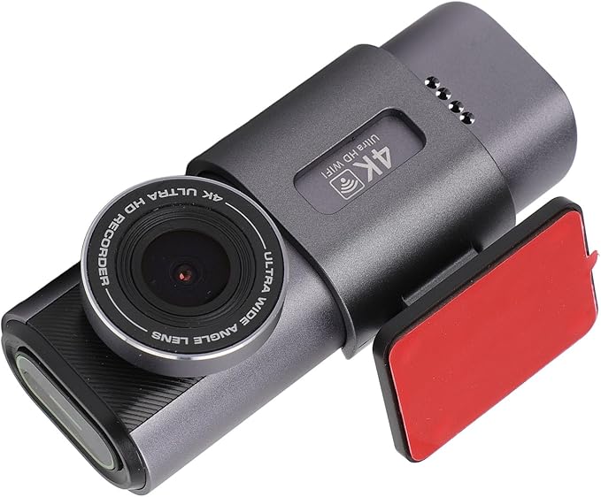 4K Front 1080P Rear Dual Dash Cam G Sensor Parking Mode Loop Recording with APP Control for Car 135° Wide Angle Night Vision Type C Interface