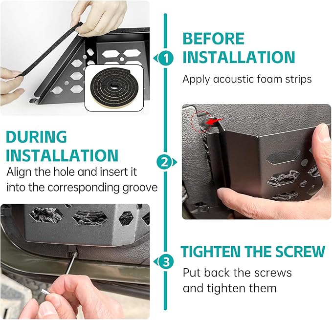 Front & Rear Door Pocket Cup Holder Organizer Compatible with 2007-2018 Jeep Wangler JK JKU Rubicon Sahara Accessories, Metal Door Side Insert Storage Box Expansion Accessories