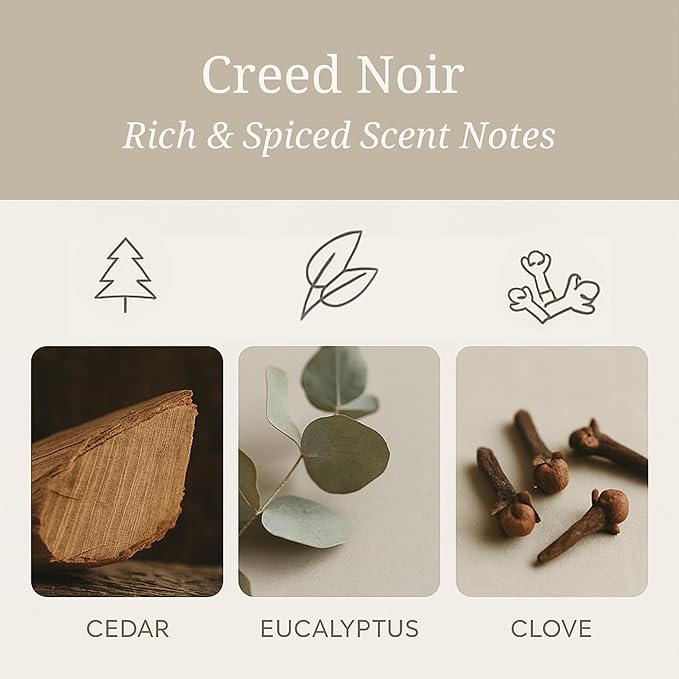 Aeris Car Fragrance Refill Kit - Includes 3 Pack Refill Scent Stones (Creed Noir (3 Pack Refill Kit))