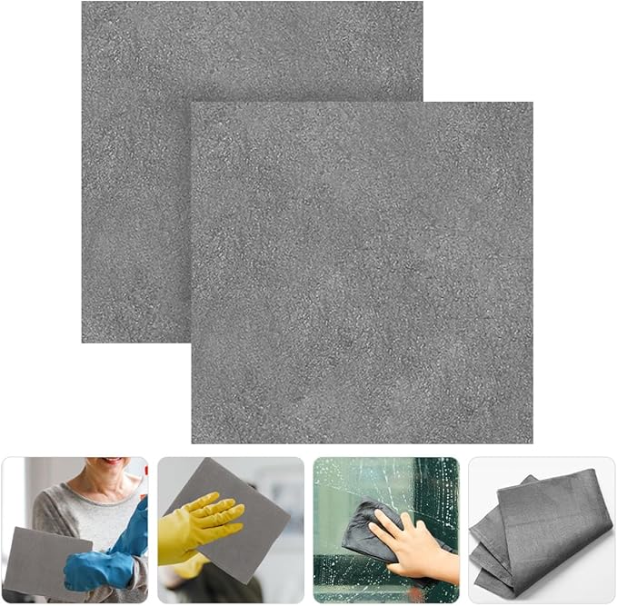 2pcs Car Wash Towels 30x30cm Super Absorbent Microfiber Cloth for Car Detailing and Interior Cleaning, Lint-Free Drying Towels for Vehicle Care