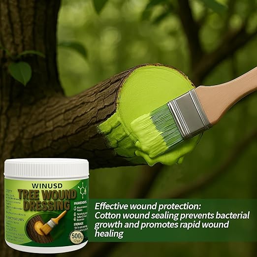 Tree Wound Sealer, 1000g Tree Pruning Sealer & Wound Dressing Healing Paste for Grafting, Pruning & Damaged Bark, Waterproof Tree Repair Sealant for Bonsai, Fruit Trees, Roses, Shrubs (2.2 lb)