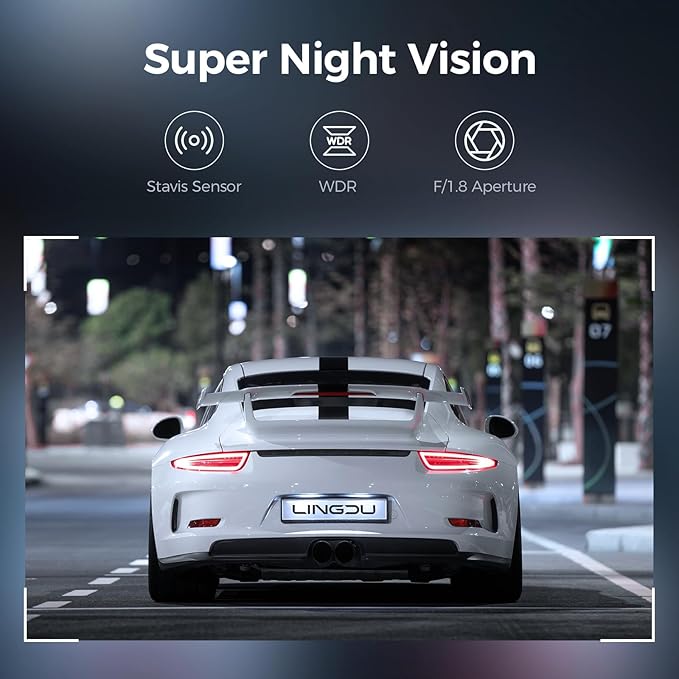 D500 Smart Dash Cam for Cars, 4K Front Dash Cam with WiFi&GPS, 0.96" LCD Display Car Camera, Night Vision, WDR, Parking Mode, Loop Recording, G-Sensor, 150° Wide Angle