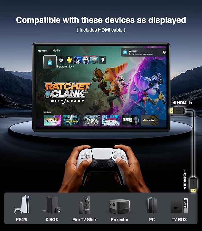 16 inch Android 13 Car Headrest Monitor Screen Car TV Entertainment System for Cars Backseat,Support Phone Wireless Mirroring Sync Screen WiFi HDMI Bluetooth USB SD Video Player (4G+64G (2*pcs))