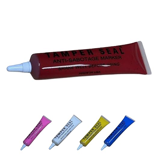 Next Phase – Red Tamper Seal Inspection Paint – Tamper-Proof Security Marker for Bolts, Fasteners & Assemblies – Quick-Drying, High-Visibility Paint – Automotive & Industrial Use – 1.5 oz Red
