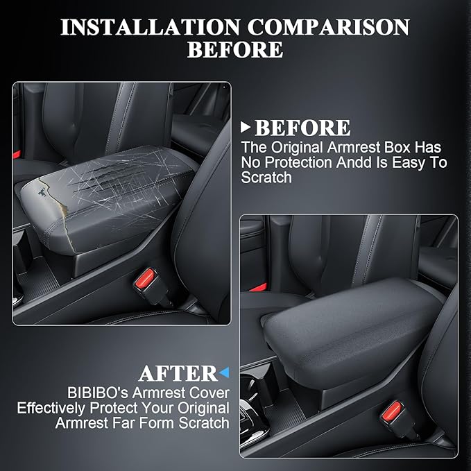 BIBIBO for 2025 2026 Sportage Center Console Cover Kia Sportage (SX/SX Prestige/X-Pro/X-Pro Prestige) Silicone Arm Rest Cover w/Hidden Storage Box 2025 Sportage Armrest Secret Compartment