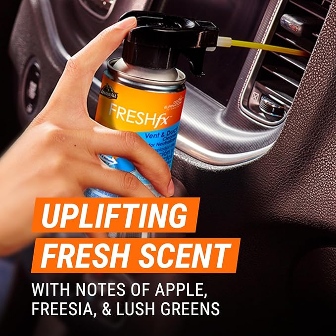 Armor All Fresh FX Vent and Duct Cleaner Odor Neutralizer, Stocking Stuffers, Tranquil Skies Scent, 3 Count, 5 OZ Each