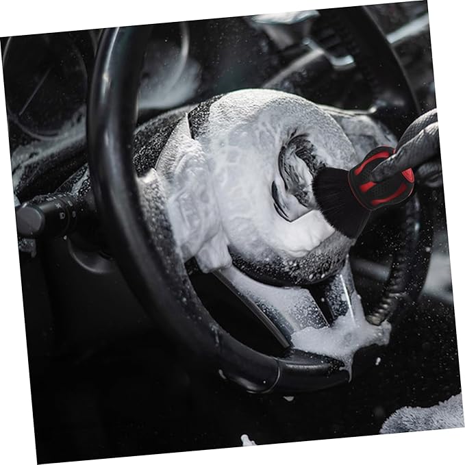 GLEAVI 4pcs Car Vent Cleaning Brush Multifunctional Soft Bristle Detailing Tool for Automotive and Interior Stable Grip for Easy Cleaning
