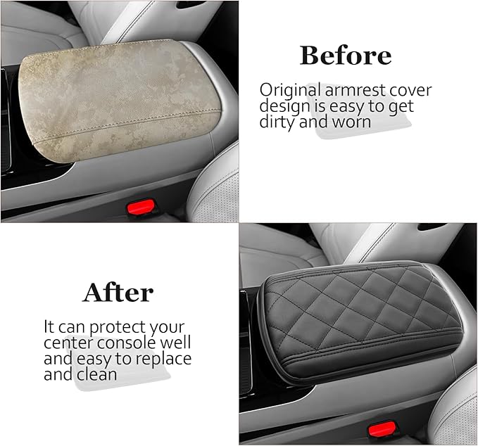 SKTU for 2025 2026 Hyundai Tucson Accessories Center Console Cover for 2025 2026 Hyundai Tucson Limited/Tucson Hybrid Armrest Cover 2025 2026 Tucson Hybrid Console Cushion (Only Fit Limited/Hybrid)