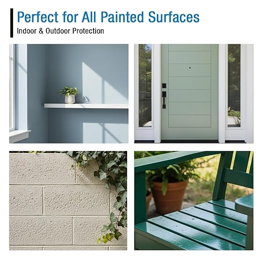 Rain Guard Water Sealers SP-9005 Paint Sealer 5 Gallon - Clear Semi-Satin Finish - Water Repellent Protection for All Painted Surfaces - Water-Based Silane/Siloxane Acrylic