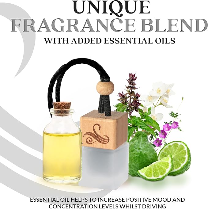 Inspired by Inv.ictus Car Air Freshener for Men | Long Lasting Luxury Diffuser | Automotive Scent Perfume | Vent Clip Auto Air Freshener | Odour Eliminator Technology | Masculine Diffuser Scents 8ML