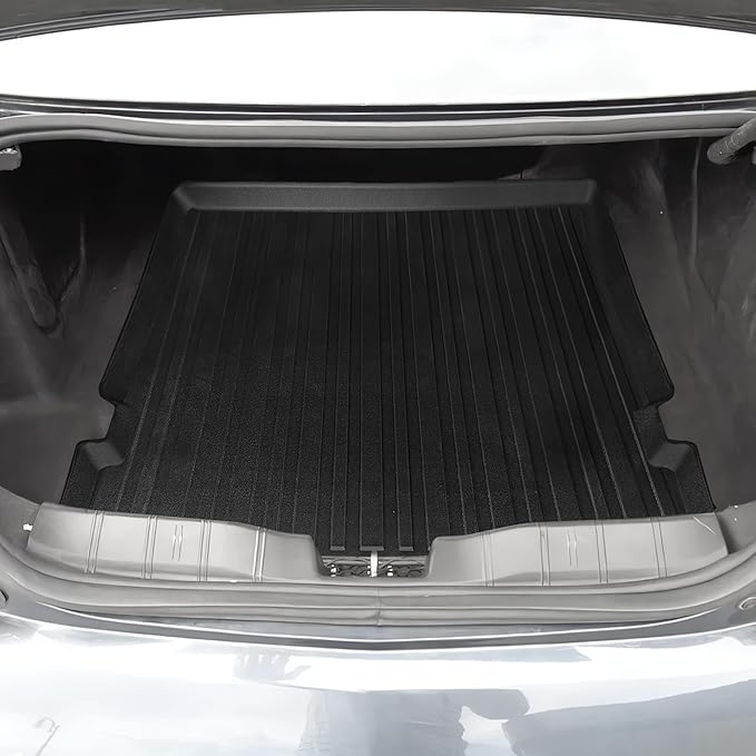 Premium Cargo Liner for Cevrolet Camaro Coupe 2016-2024 - 100% Protection - Custom Fit Car Trunk Mat - All-Season Black Cargo Mat - 3D Shaped Laser Measured Trunk Liners