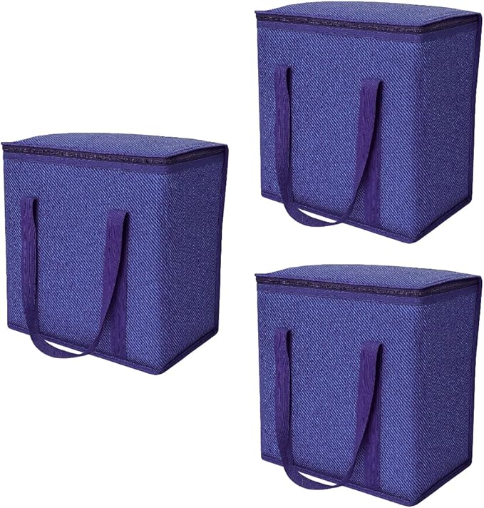 DURASACK Medium Insulated Food Delivery Bag – 13"x7"x13" Reusable Thermal Tote for Hot & Cold Meals – Portable, Foldable Meal Carrier for Takeout, Grocery, and Personal Use