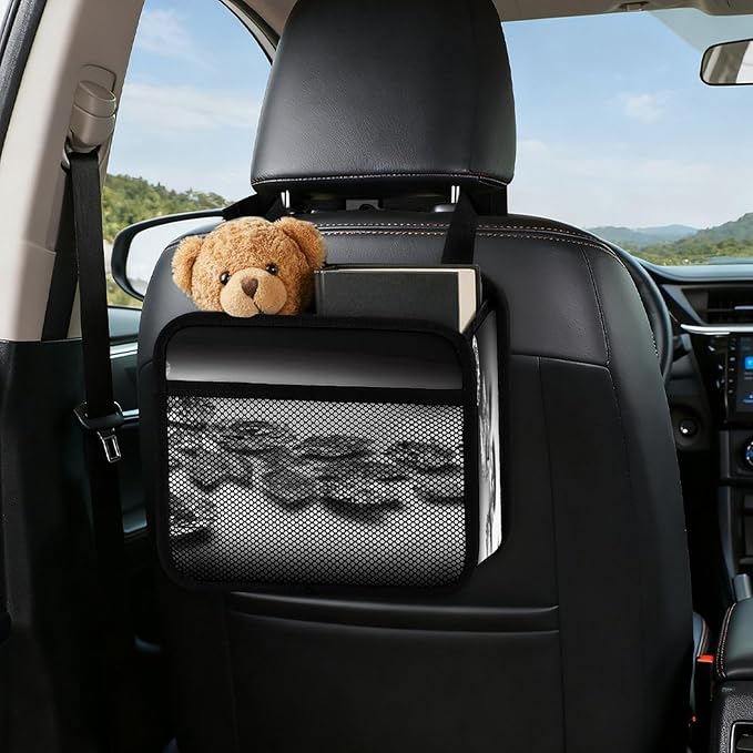 Diamond Jewelry Jewels Luxury Car Seat Back Organizer Large Capacity Car Backseat Organizer Multipurpose Car Seat Back Hanging Bag Practical Auto Travel Accessories for Campers