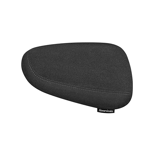 Alcantane style car leg knee pads memory foam car center console knee cushions car leg pads protect knee and leg elbow pads car copilot Universa version (black line lift leg pad)