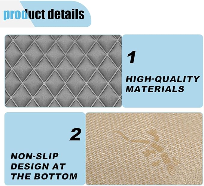 Car Seat Covers, Breathable Comfort Seat Protector Cover, Four Seasons Universal 3D Decompression Front Driver Seat Cover, Anti Slip Car Accessories for Most Vehicle Seats, Office Chairs (Grey)