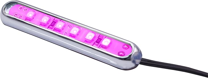 Oznium LED Modules (Straight Chrome, Pink LED)