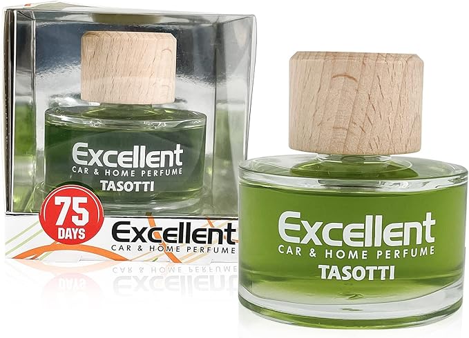 TASOTTI Tasotti Excellent Car Perfume Air Freshener, Luxury Car Air fresheners and Car Odor Eliminator, Long Lasting Scent Up to 75 Days (Coconut)
