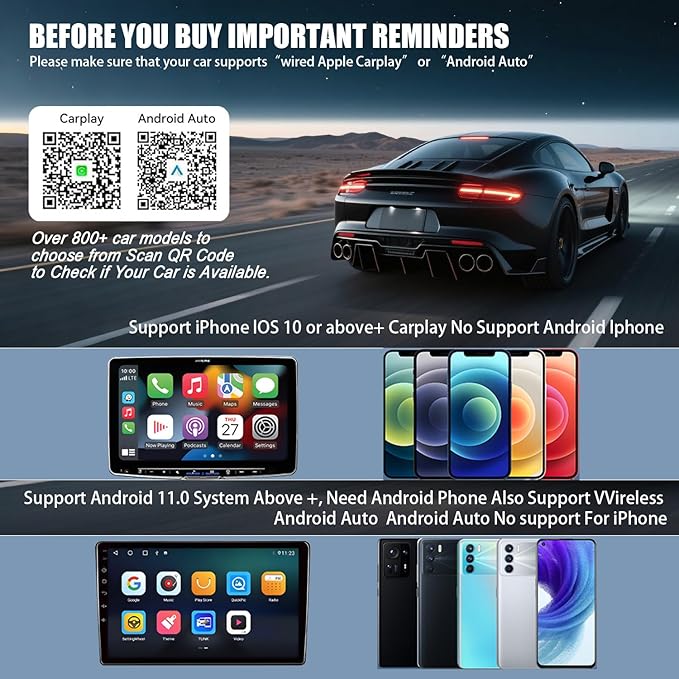 Wireless Carplay Adapter, 2025 Upgrade Converts Wired to Wireless Adapter for iPhone, Auto Connect Dongle for Apple Car Play, Bluetooth No Delay Control for Cars from 2016 and iOS 10+, Silver