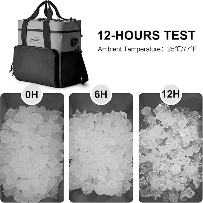 TOURIT Small Soft Cooler Bag Insulated, 24/35/46-Can Lunch Cooler Bag, Ice Chest, 14.6/24/32L Leakproof & Portable Coolers for Picnic, Beach, Camping, Work, Travel, Trip