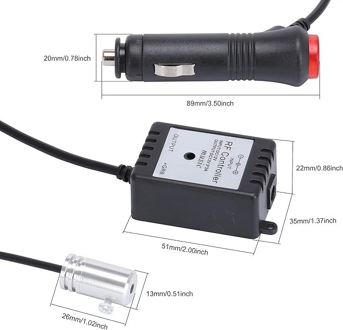 Car Ambient Lighting Optic Fiber 8 Colors Music Sound Active with RF Remote Control Car Decorative Atmosphere Lighting Kit DC 12V 1W 3m