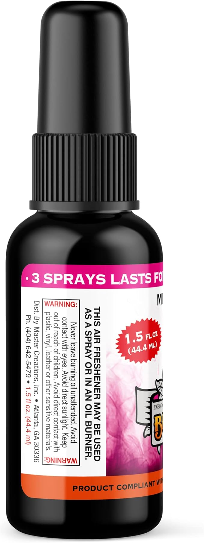 BluntPower (Michelle's Best, 1 Pack) Concentrated Air Freshener for Room and Car - Oil-Based Diffuser Spray Bottle - Long-Lasting Bathroom, Car Freshener, & Odor Eliminator