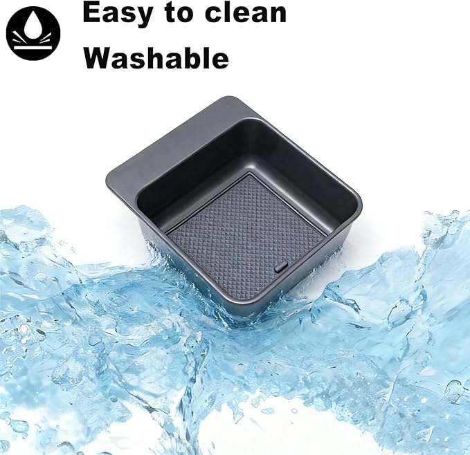 PIMCAR Center Console Hanging Box Compatible with 2019-2026 Dodge RAM 1500 2500 3500 Organizer Tray Armrest Storage Accessories(Only Fit Full Center Console and Bucket Seats)