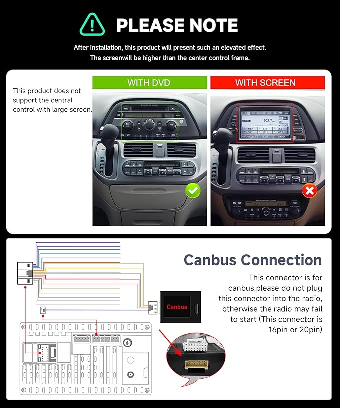 8 Core 6G+128G Android 15 Car Stereo Radio for Honda Odyssey 2005-2010, Rimoody Wireless Carplay Andorid auto GPS 5G-WiFi 10.1'' Touchscreen DSP Bluetooth 5.0 FM/RDS SWC Backup Camera
