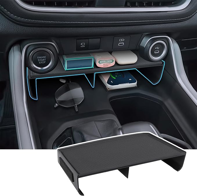 Center Console Organizer Compatible with 2023-2025 2026 Toyota Grand Highlander Interior Accessories, Console Organizer Tray for Cell Phone and Vehicle Key