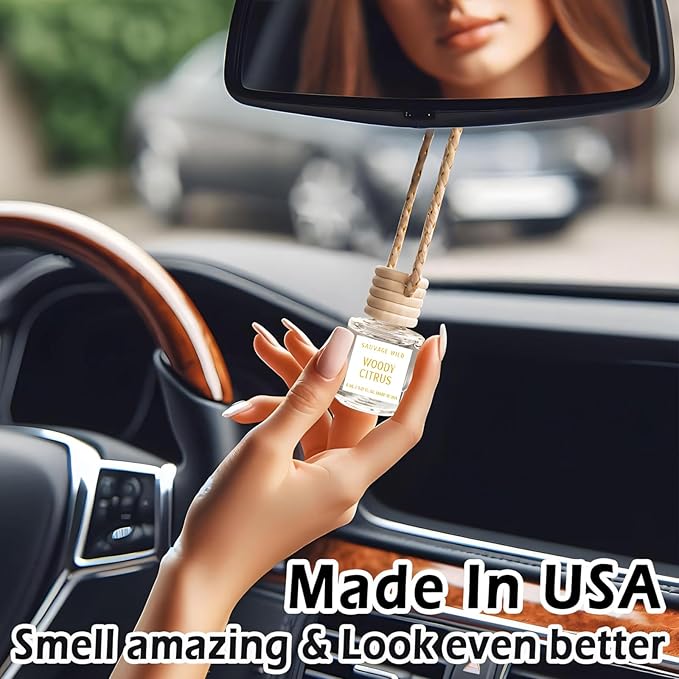 Car Air Freshener Hanging,Cute Air Diffuser for Car, Long Lasting Car Air Fresheners, Car Fresheners for Women, Made in USA(2 Pack)