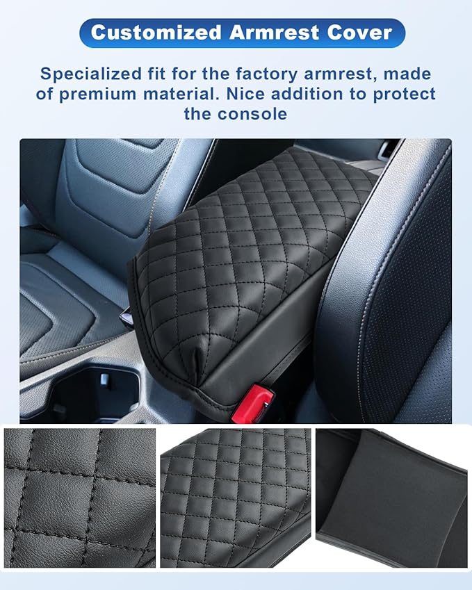 CDEFG Compatible with 2024 2025 VW Volkswagen Jetta Console Cover for 2020 2021 2022 2023 2024 2025 Jetta Accessories Armrest Cover 2024 Jetta Middle Console Cover Armrest Pad Jetta Arm Rest Cushion