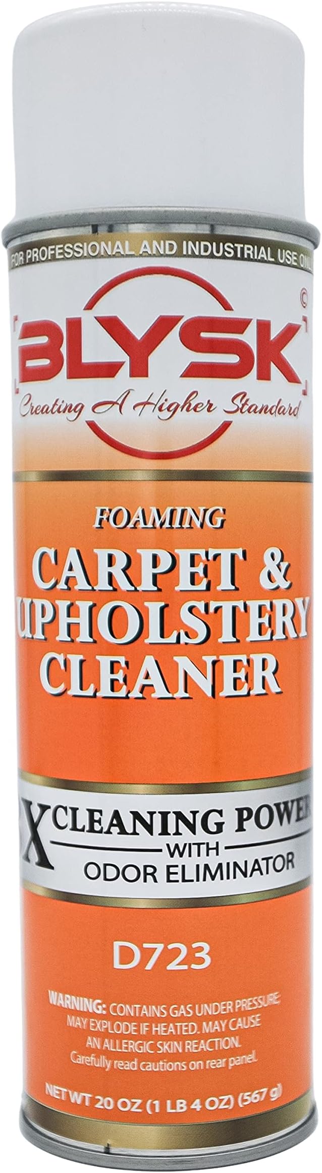 Carpet & Upholstery Cleaner 20 oz (D723) 3X Cleaning Power & Odor Eliminator, Automotive Interior, Car Carpet, Seats, Floor Mats, Removes Stubborn Stains & Odors