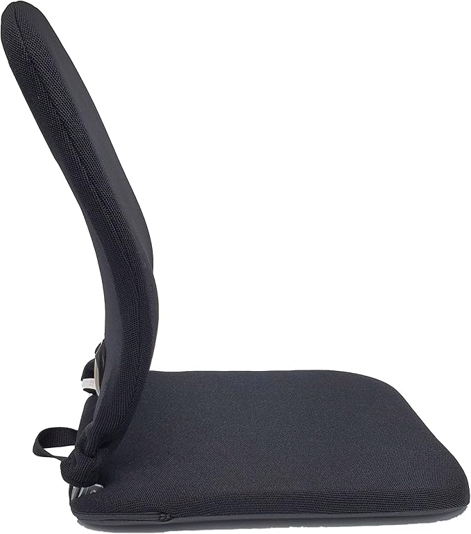 Q QUALITY BRAND COMPANY McCarty's SacroEase MSE1-BLACK - Sacro Premium Lumbar Back Support - 16 in. x 15 in. x 19 in. in. - Black
