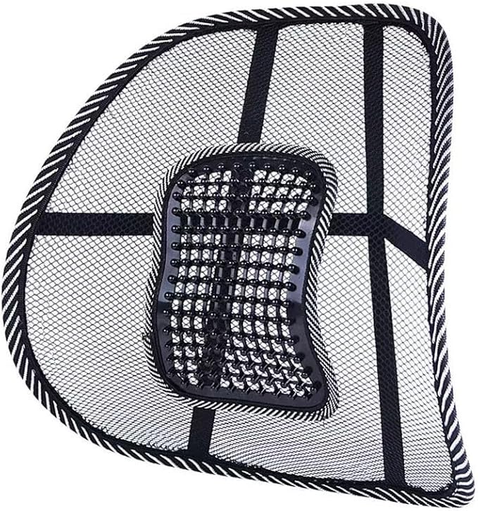 Mesh Lumbar Support for Honda CR-V Hybrid 2020-2025, Breathable Summer Car Back Cushion with Massage Beads Ergonomic Driving Seat Posture Corrector Pad